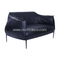 Replica two-seater Archibald leatehr sofa